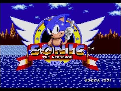 Green Hill Zone. Sonic thr Hedghog