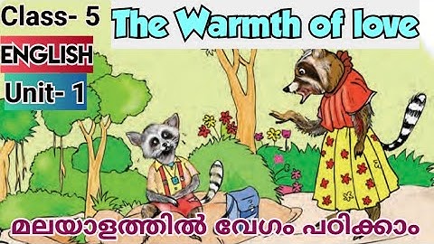 Class 5 | The Warmth of love | English | Unit 1 | New textbook | Kerala State syllabus