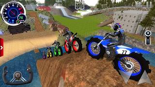 Mega Ramp Motor Bike Stunt Racing Impossible 3D - Extreme Motocross Dirt Bikes - Offroad GamePlay #1 screenshot 1