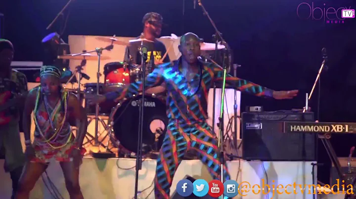Watch Seun Kuti Render Special Number to Governor Ambode As Lagos State Officials Attend Felabration