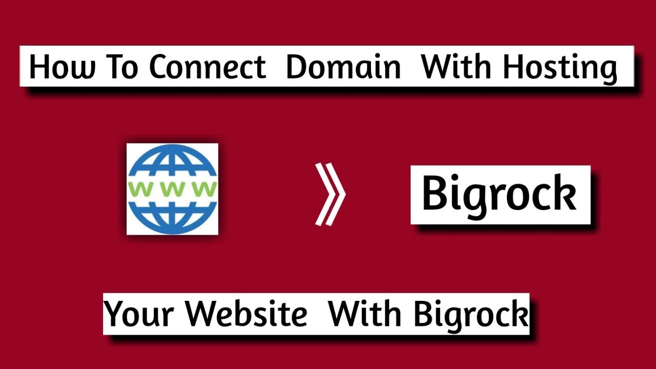 How to connect domain with Hosting for website in Bigrock | Easy Steps ...
