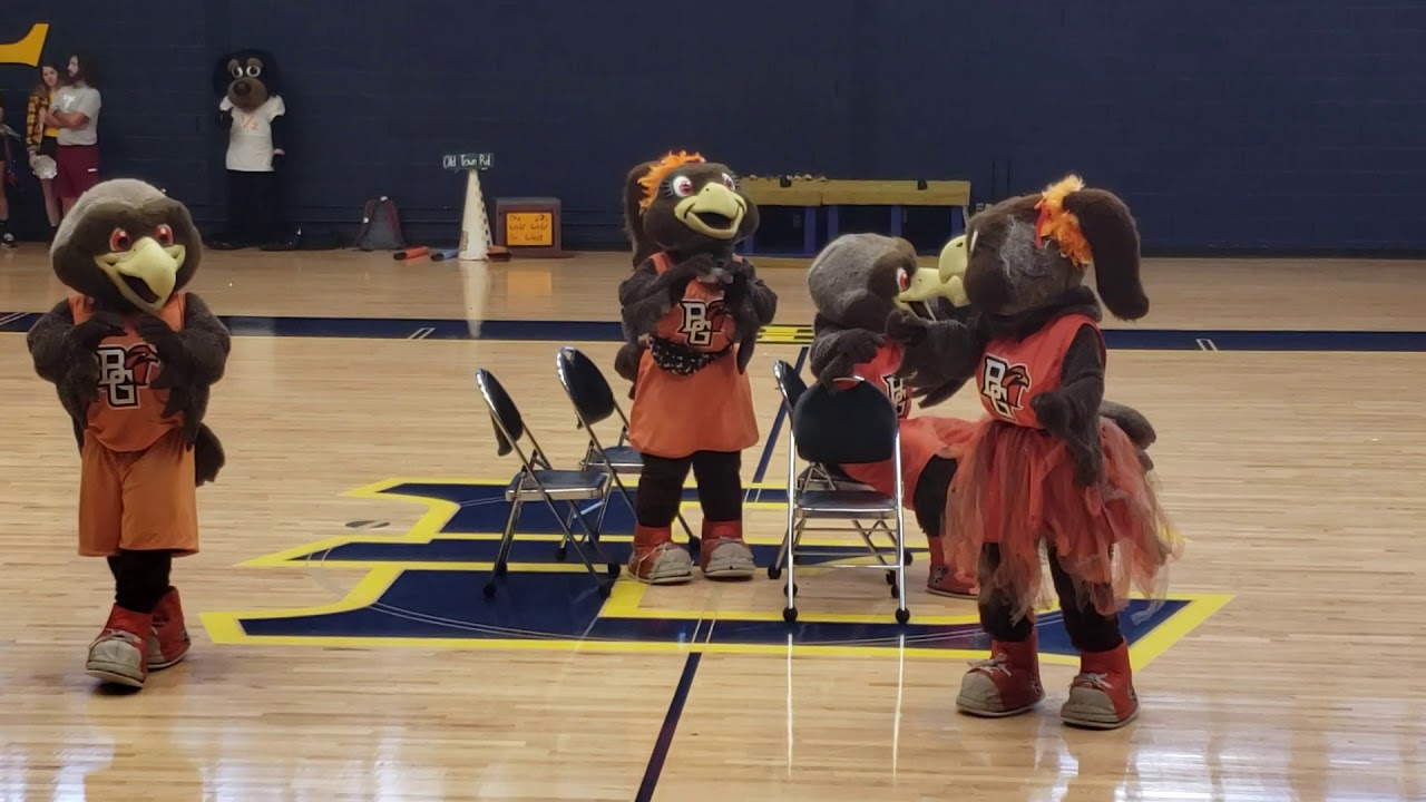 2019 UCA College Mascot Camp Bowling Green's Freddie and Frieda