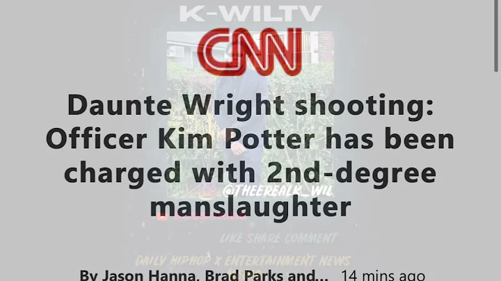 KIM POTTER ARRESTED AND CHARGED MURDER OF DAUNTE WRIGHT