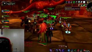 WoW classic BWL tauren warior lvl 60 40man