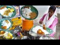 Cheapest Roadside Unlimited Meals | Indian Street food | #Streetfood