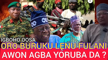 O MASE O SE OTITO NI ALAGA FULANI YI SO NIPA OLOYE SUNDAY IGBOHO