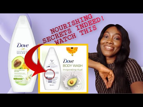 Video: Dove hranljive skrivnosti Avocado Poživljajoča Body Wash pregled