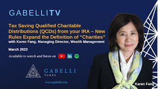 Tax Saving Qualified Charitable Distributions from your IRA - New Rules on Definition of “Charities”