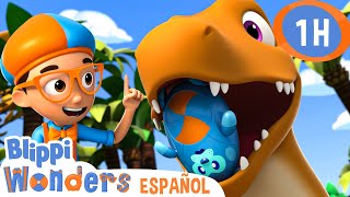 Mascota Dinosaurio | Blippi Wonders | Caricaturas para niños | Videos educativos para niños