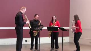 Rhine Saxophone Quartet- Prelude in Bb Minor from Dmitri Shostakovich's Op.87