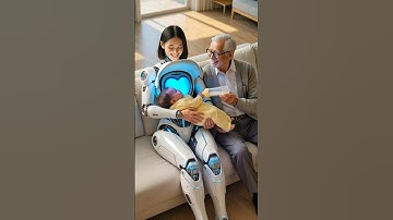Why Did He Trust a Robot with His Baby? #meibot #futuretechnology #tech #robot #cute #viral