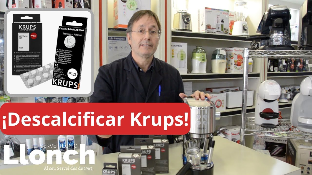 KRUPS EA8081 Limpieza (clean) cafetera 