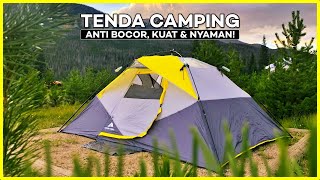 10 REKOMENDASI TENDA CAMPING TERBAIK 2022 KUAT & NYAMAN | Tenda Camping 2 Orang & 4 Orang