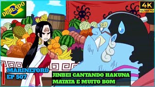 🇧🇷Jinbei Cantando Hakuna Matata 🤣🤣 Marineford Dublado #Onepiece #Jinbei #Luffy