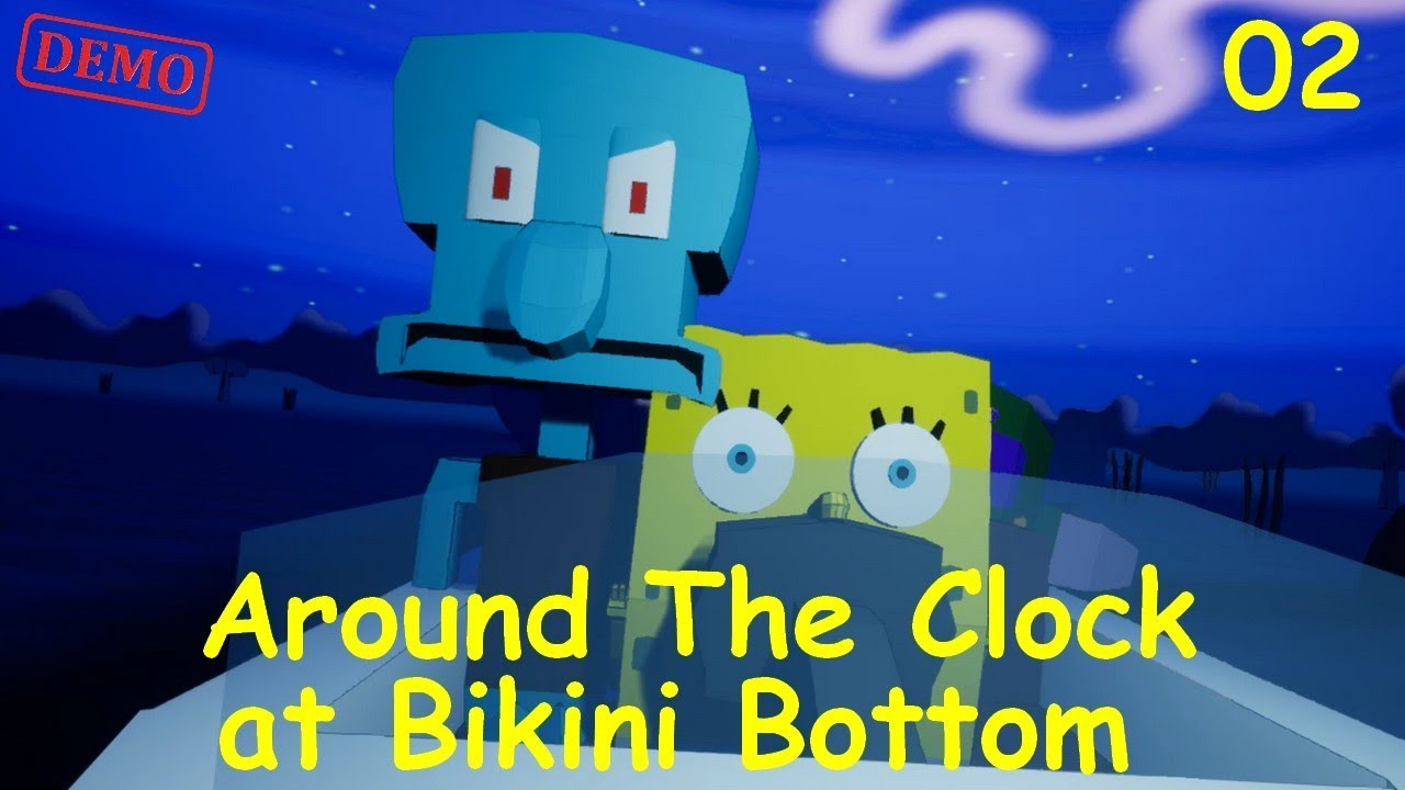 Around The Clock At Bikini Bottom Private Demo Gameplay - killing sandy cheeks boss roblox terror in bikini bottom youtube