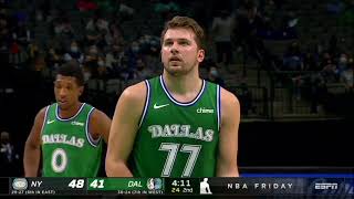 Luka Doncic vs NYK 22 PTS 19 AST 4 16 21