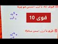القوى ذات اسس صحيحة نسبية قوى العدد 10 سنة ثالثة متوسط 