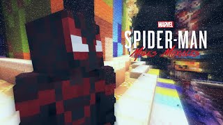 ЧеловекПаук Майлз Моралес тизер трейлер в майнкрафт ПЕ///SpiderMan Miles Morales teaser trailer