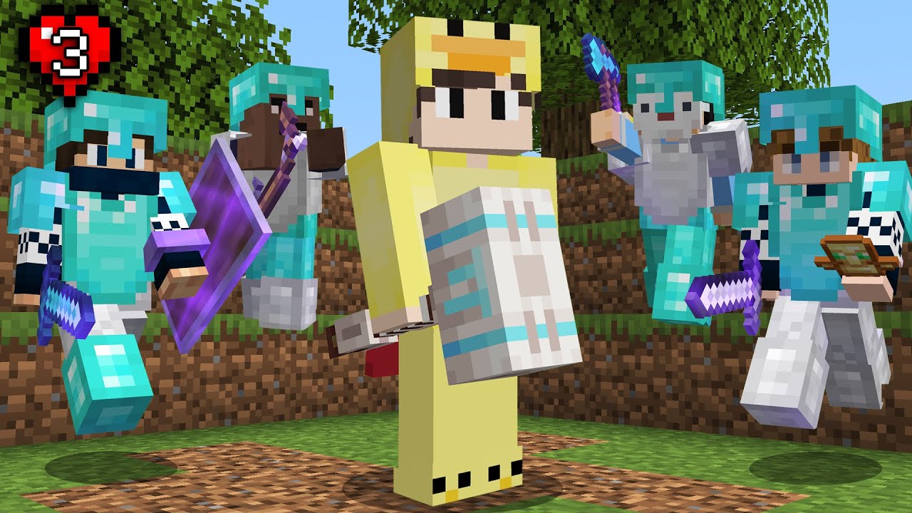 YusufTe Minecraft'ta Battle Royale Oynuyor 3 (Video Kesiti)