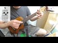 Here Comes the Sun, George Harrison - Easy ukulele fingerstyle tutorial in 5 steps