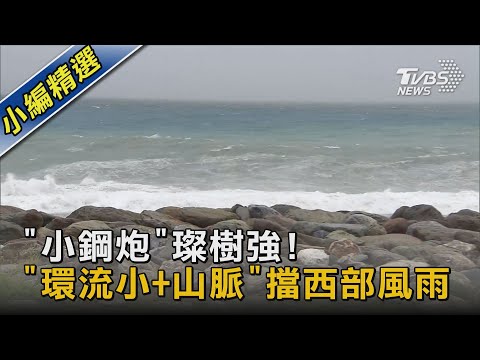 「小鋼炮」璨樹強! 「環流小+山脈」擋西部風雨｜TVBS新聞