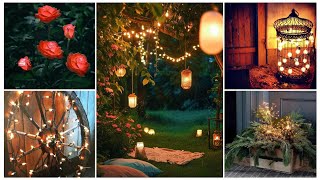 Beautiful garden decorating ideas with lights | ATTRACTIVE DECOR