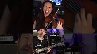 Feuerschwanz - Ultima Nocte - violin and guitar playthrough #shorts