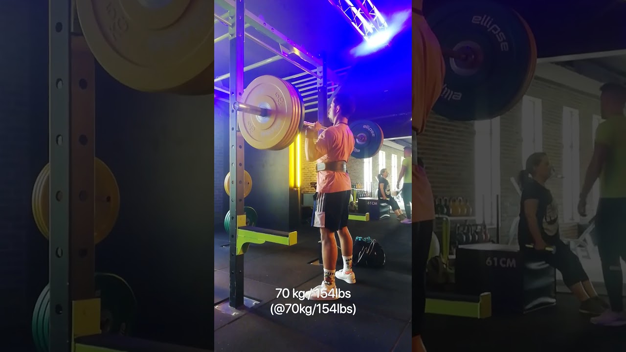 70 kg 154 lbs OHP PR (@70 kg 154 lbs)