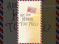 Are Our Hand Too FULL?