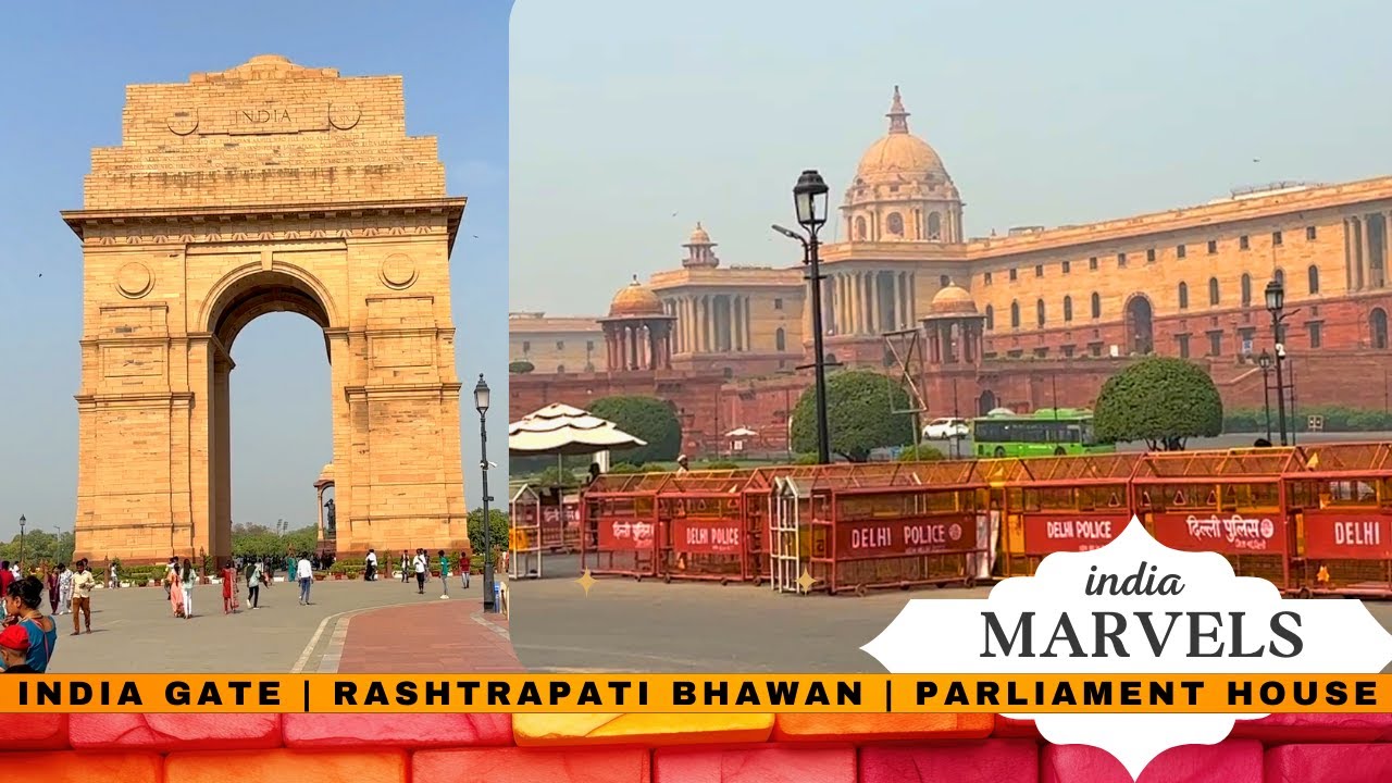 India Marvels: Stunning Look of India Gate, President House & New Parliament House on Kartavya Path