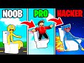 FLYING  PORT A POTTY INTO THE SPACE USING NOOB PRO HACKER SKILLS