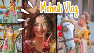 MEHNDI VLOG | LEHNGAY K SATH KA DUPATTA GUM GYA | EVENT K LIYE LATE | JAVYRIAH VLOGS