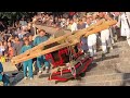 【喧嘩】【破壊】神輿落下後に大乱闘勃発!北条秋祭り2025 風早火事まつり 宮入り(神輿落とし)10/12