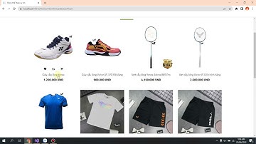 Website bán phụ kiện thể thao