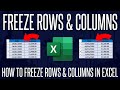 How to Freeze Rows and Columns in Microsoft Excel