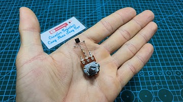 How To Make Mini Motor Speed Regulator Circuit With Transistor BC547 . Mạch Điều Tốc Động Cơ Mini