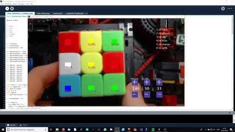 Rubik´s Cube Solving Robot with Fischertechnik and Processing IDE I Code Explanation