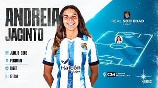 Andreia Jacinto (Real Sociedad) .Season 2023/2024 (Aug-Fev) .Midfielder