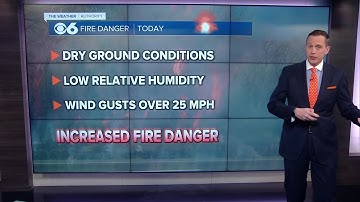 Gusty winds mean increased fire danger for Virginia Wednesday