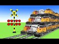 【踏切アニメ】あぶない電車 TRAIN Vs THOMAS AND FRIENDS🚦 Fumikiri 3D Railroad Crossing#Bleng