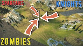 Crossroads Battle: Zombies - Spartans - Knights - UEBS 2