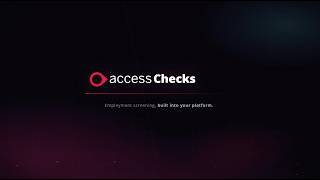 Access Checks: Embedded Background Screening