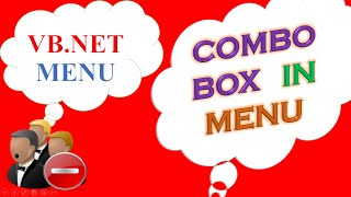 VB.NET Menu -  ComboBox In Menu and Selection Events
