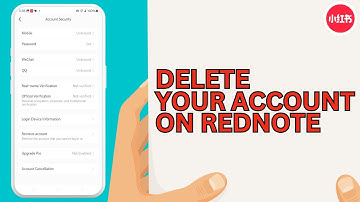 How to Delete Account On Rednote