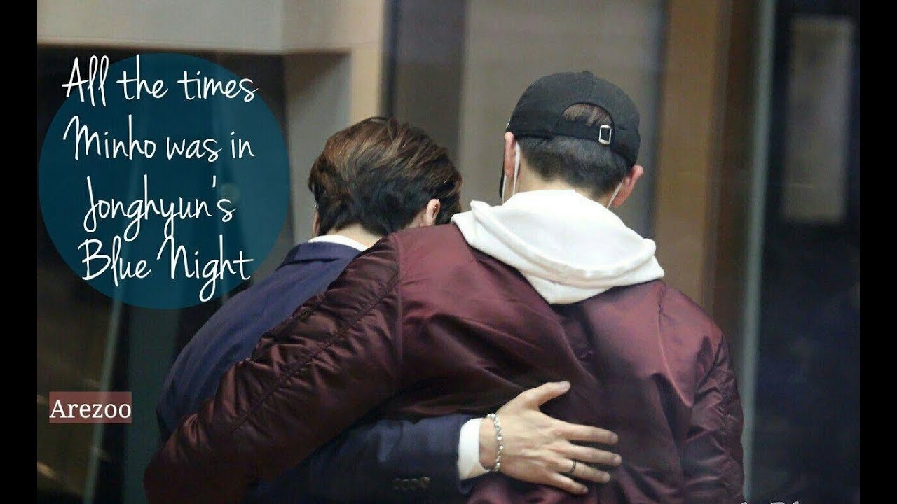 The Times Minho visited/was mentioned on Jonghyun's Blue Night (2014-17)