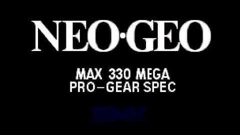 Neogeo boot screen