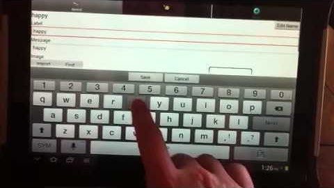 Nova Chat Communication Device- How to add and delete butto