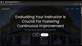 Faculty Evaluation System