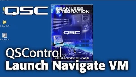 QSControl Quickstarts - Launch & Navigate Venue Manager