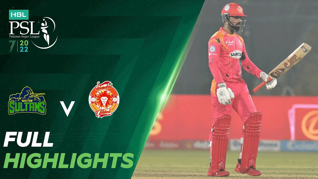 Full Highlights Multan Sultans vs Islamabad United Match 8 HBL PSL 7 ML2T